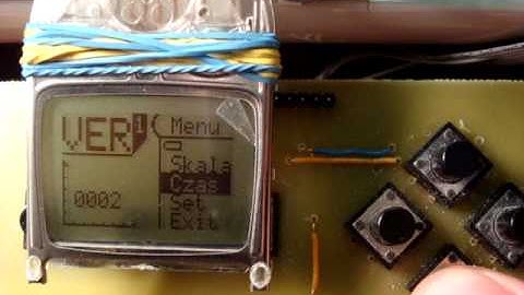 Test menu nokia 3310 LCD atmega8