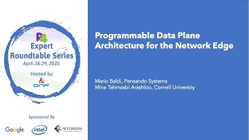 Presentation: Programmable Data Plane Architecture for the Network Edge