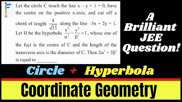 JEE Mains 2025: A Brilliant Question Mixing Circle & Hyperbola | Coordinate Geometry