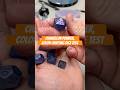Chameleon powder, color-shifting dice test