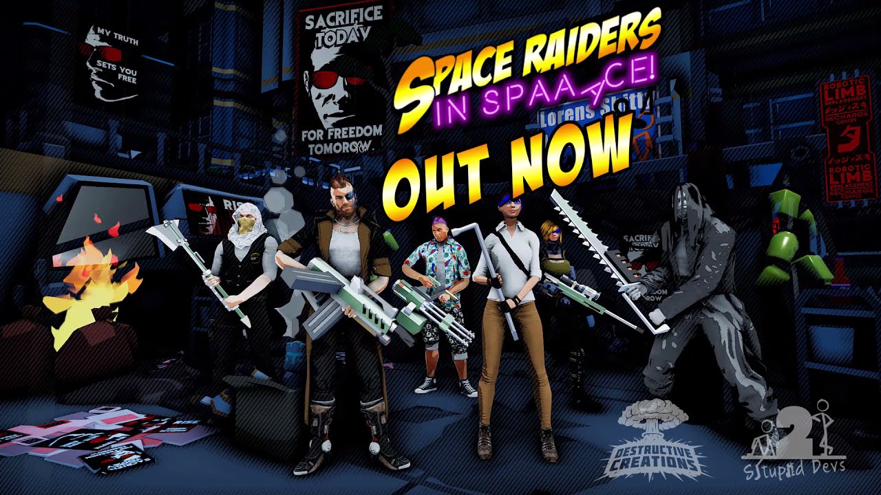 Space Raiders in Space Trailer -  Now with Hatred Expansion