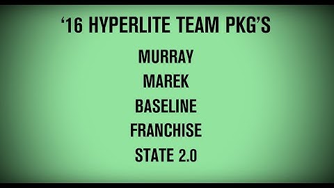 2016 Shreducation Hyperlite Team Pkgs