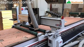 Máy Router Cnc 1 Đầu Cắt Ván Ép Ván Lạng Plywood I Máy Cắt Ván Cnc I Đại Phúc Vinh CNC