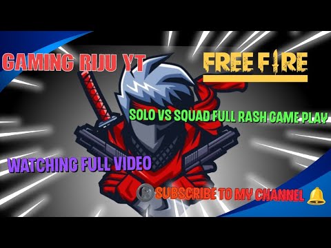 solo-vs-squad-full-rash-game-play-#-free-fire-#-support-me-guys