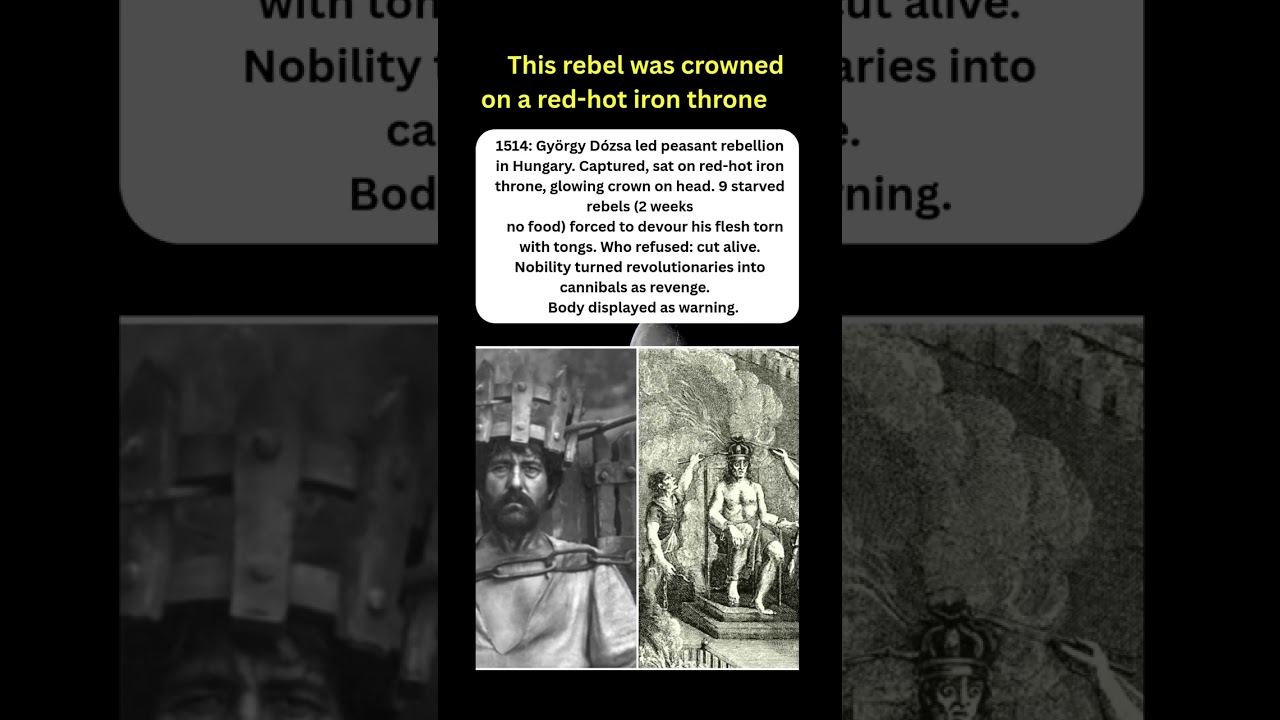 This rebel was crowned on a red-hot iron throne