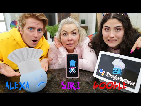 ALEXA vs GOOGLE vs SIRI Who can make the best cake? Ai Battle #1