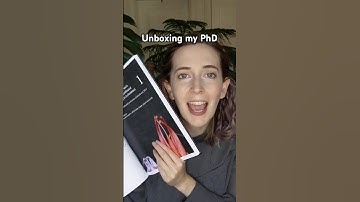 Unboxing my PhD Dissertation #shorts