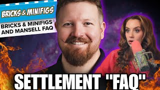 Bricks & Minifigs Settlement FAQ is BIZARRE...
