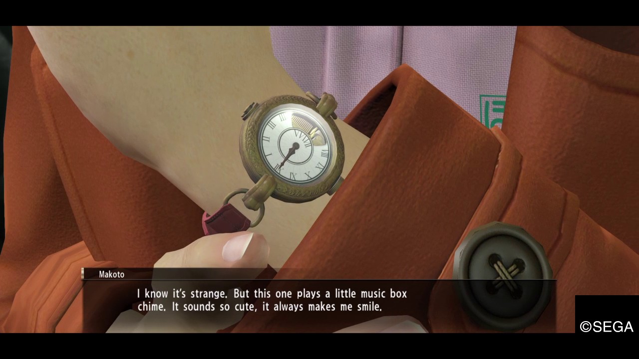 Yakuza 0 | Majima & Makoto - Makoto's watch scene - YouTube