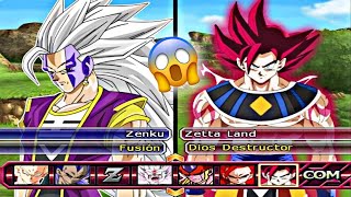 لعبة دراغون بول بودوكاي تينكايشي3 سوبر جميع الاندماجات  🔥 DBZ Budokai Tenkaichi 3 MODS