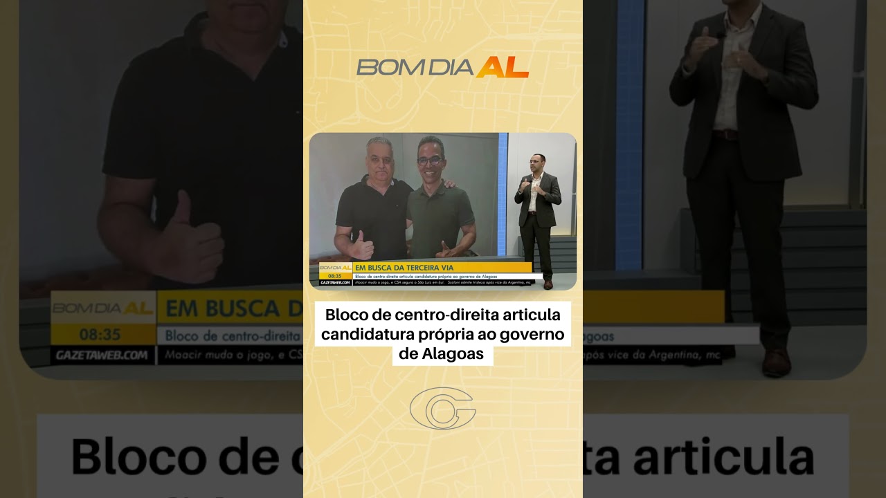 Bloco de centro-direita articula candidatura própria ao governo de Alagoas