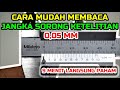 CARA MEMBACA JANGKA SORONG | KETELITIAN 0.05 mm | VERNIER CALIPER