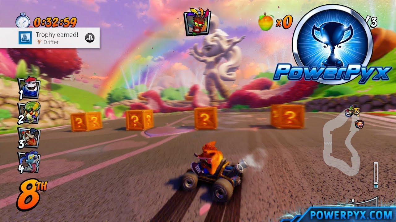 Crash team racing trophy guide - auadams