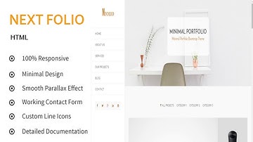 Next Folio - Creative and Minimal Portfolio HTML5 Template | Themeforest Website Templates and