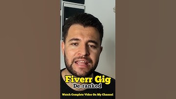 1 Big Mistake from 5 Fiverr Freelancers Do? Fiverr Gig Get Deranked #shorts #fiverrgigs #fiverr