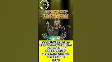 Iskra| Scorpion Robot | Legendary Pilots Skills | War Robots | HGR GAMING |