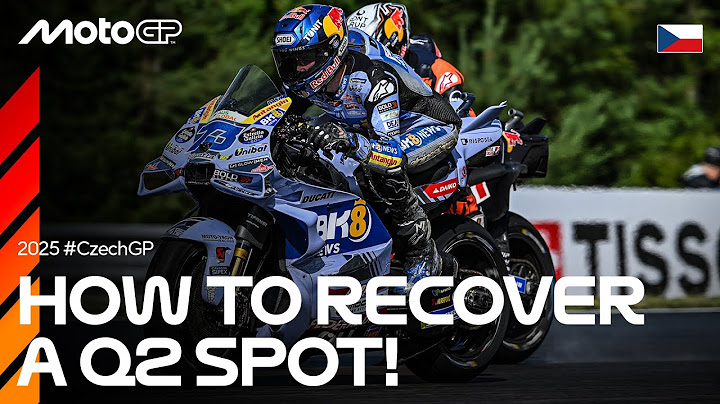 Incredible comeback in the last 5 minutes of MotoGP Practice 📈 | 2025 Czech GP