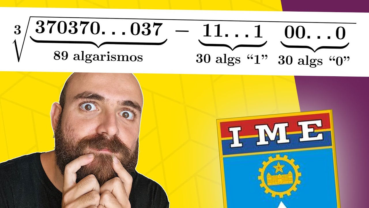 É SÓ UMA RAIZ CÚBICA... ( IME 13/14)