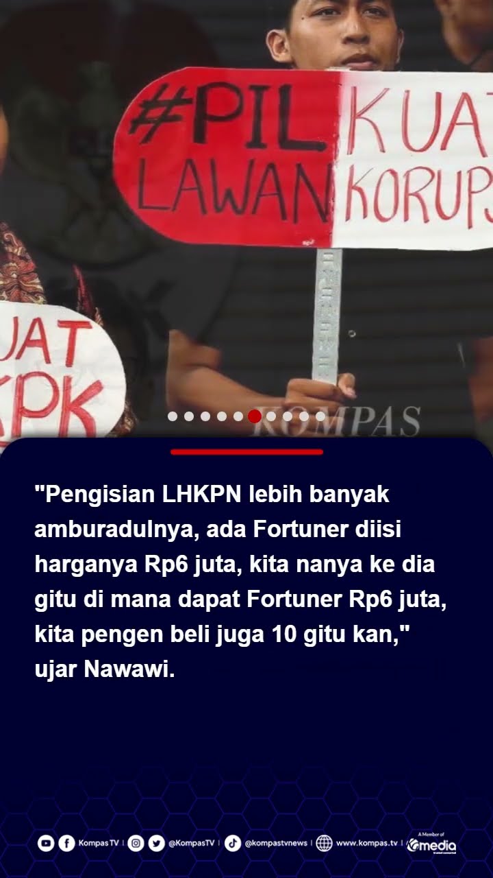 Ketua KPK: Pengisian LHKPN Lebih Banyak Abal-Abal, Ada Fortuner Harga Rp6 Juta #kpk #korupsi