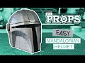 Easy diy cardboard mandalorian helmet  free templates