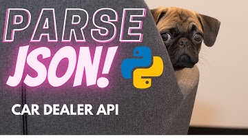 PARSE JSON USING PYTHON | CAR DEALER API DATA