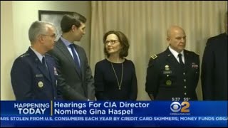 Hearings For CIA Director Nominee Gina Haspel