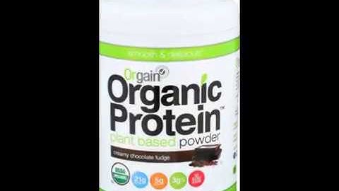 Orgain organic protein and superfoods plant based protein powder creamy chocolate fudge