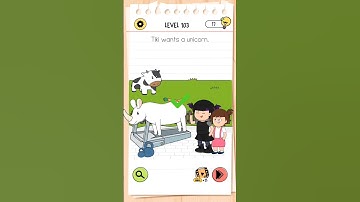 BRAIN TEST 4 LEVEL 103 || TIKI WANTS A UNICORN 🦄 #kids #dop2 #braintest