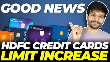 HDFC Credit Cards Credit Limit Increase Offer Arrived | Jaldi Karo