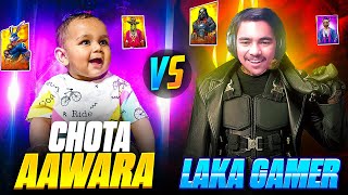 Chota Aawara vs Laka Gamer Collection Versus First Time 😱 Who Will Win || Free Fire