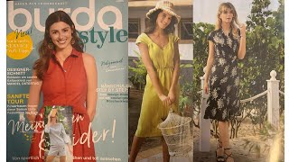 Burda Style 05/2022/Летних платьев много не бывает/КРУПНЫЕ ТЕХНИЧЕСКИЕ РИСУНКИ