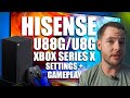 Xbox Series X 120Hz Settings and Gameplay | Hisense U88G/U8G 120Hz Demonstration