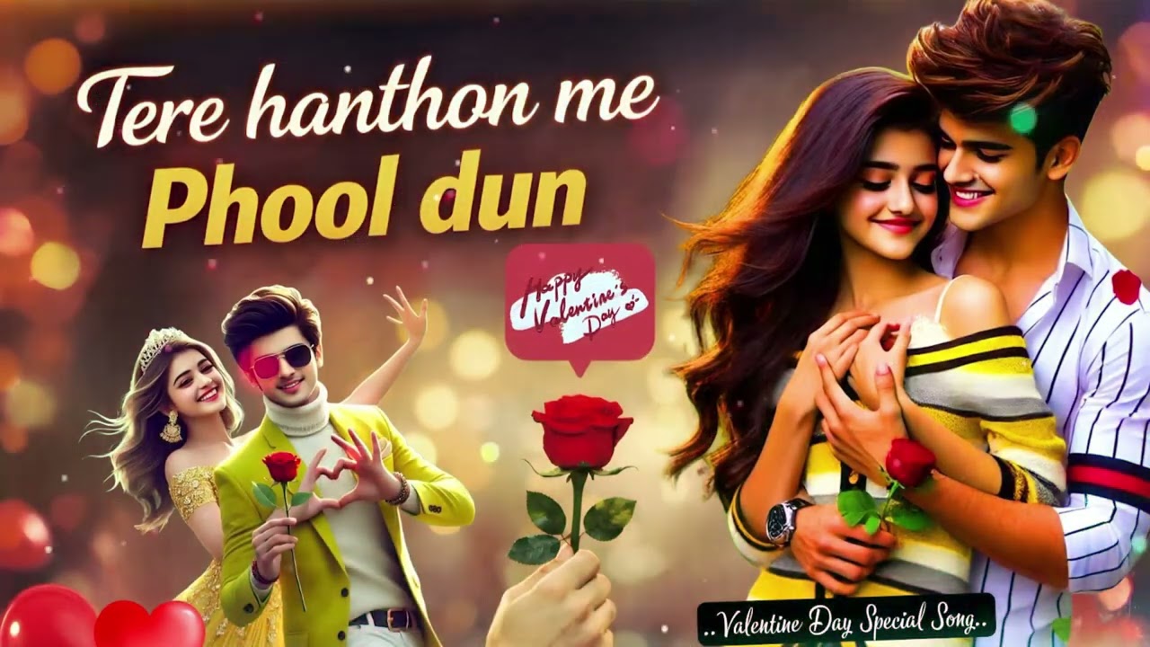 Tere Hathon Me Phool Dun 🌹 | Valentine’s Day Special Romantic Song 2026 ❤️ | Love Melody