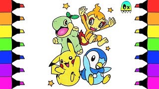 Pokemon Coloring Pages Pikachu and Friends Party Colouring Book fun for kids screenshot 4