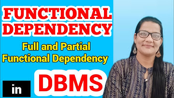 Functional Dependency in DBMS in Hindi| Fully Functional Dependency | Partial Functional Dependency