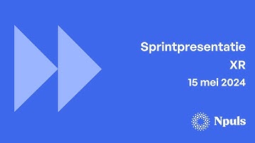 Sprintpresentatie  - Pilothub XR 15 mei 2024