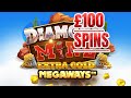 £100 spins stupid gambles on diamond mine megaways all action