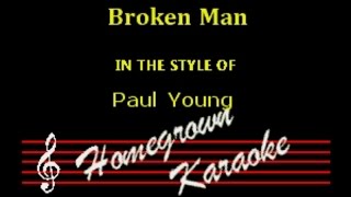 Paul Young-Broken Man Karaoke