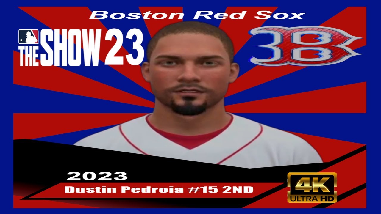 How To Create Dustin Pedroia MLB The Show 23