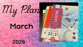 March Coloring Plans 