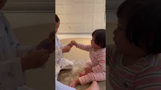 Yang ngajarin sama yang di ajarin sama sama ngotot🤣#babylily#baby#raffinagita#feedshorts