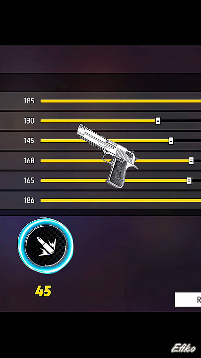 Free fire Best Headshot Setting ⚙️ Desert Eagle Sensitivity free fire headshot setting | free fire🇧🇷