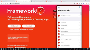 How to make hybrid apps for both  android and iOS using framework7