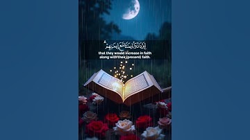 {هو الذي انزل السكينة في قلوب المؤمنين..} القارئ احمد النفيس🤍 | راحة نفسية 🌿#كرومات_قرآن #quranqirat