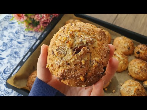 BAĞIMLISI OLACAKSINIZ YAPMADAN DURAMAYACAKSINIZ 🤤 NEFİS ŞAM KURABİYESİ /YUMUŞAK KURABİYE ✨💯🍪