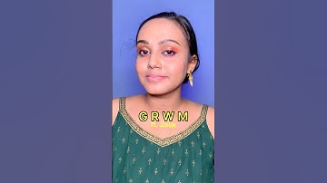 #shorts Festive GRWM Ft. Zouk🐚🪷 #KhushiyaSaathLekarChale #Zouk  #viral #shortsfeed #grwm