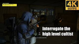 Interrogate the high level cultist Ghost Recon Wildlands Last Rites