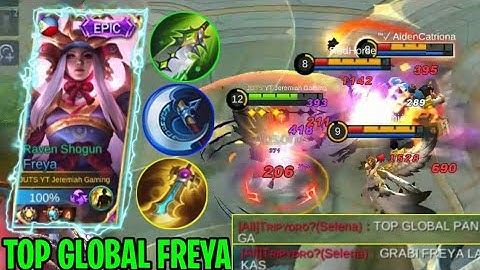 WTF DAMAGE!!!| HACK DAMAGE | TOP GLOBAL FREYA |MYTHIC GLORY| FREYA BEST BUILD 2021 |MUST WATCH| MLBB