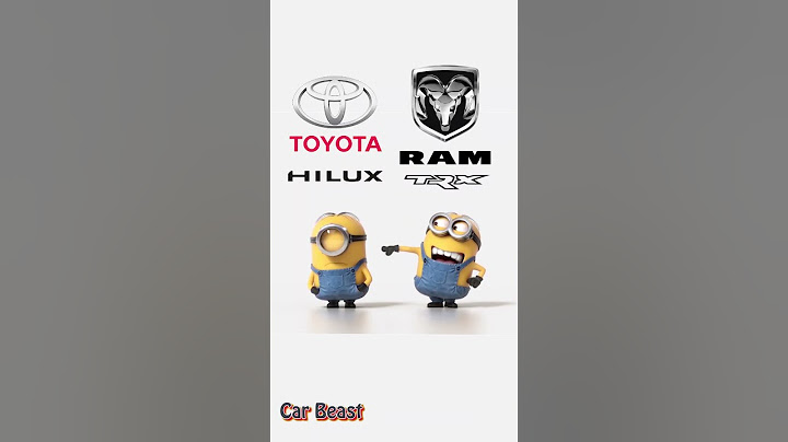 Toyota Hilux vs Ram trx minnions style#trending #tiktok #toyota #status #ram