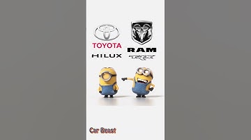 Toyota Hilux vs Ram trx minnions style#trending #tiktok #toyota #status #ram